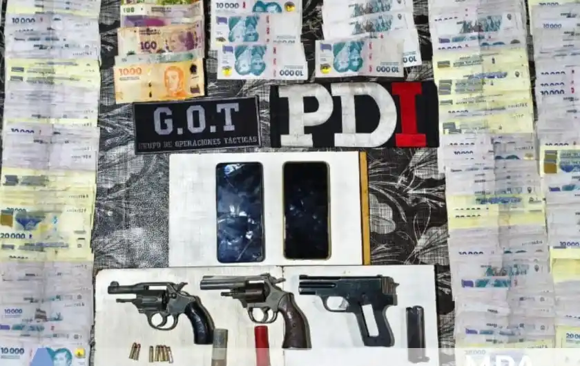 Elementos secuestrados.