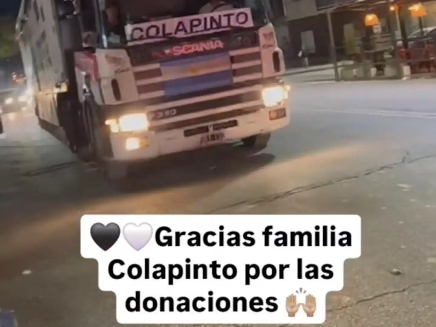 Bahía Blanca  donaciones   colapinto