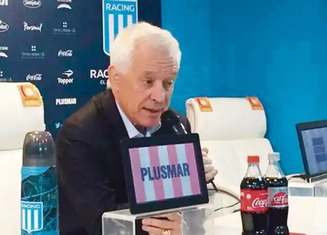 Blanco a Centurión: "Racing está para ayudarlo, si él se deja ayudar"

