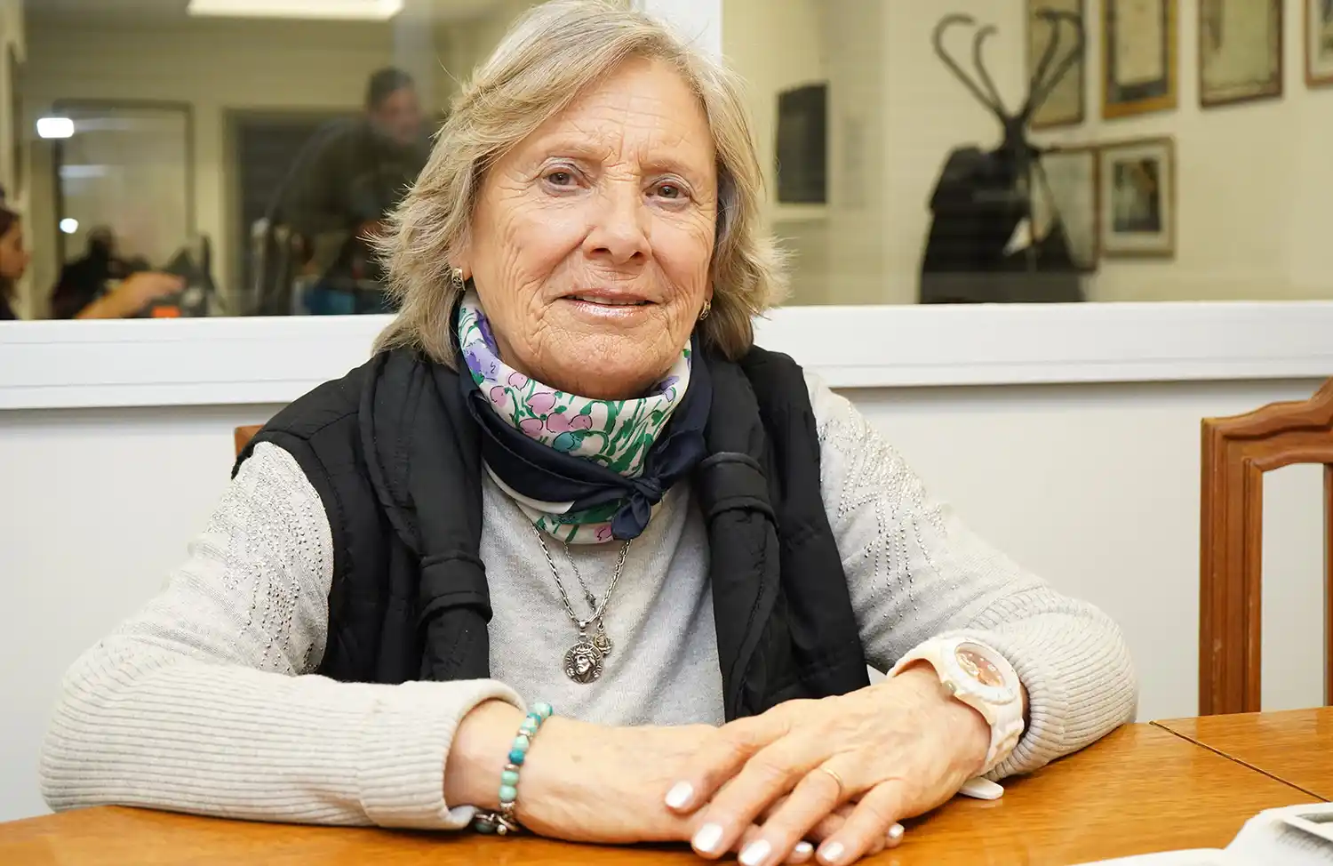 Elba Martínez. Con una vida dedicada a la labor agraria y a la crianza de sus hijos