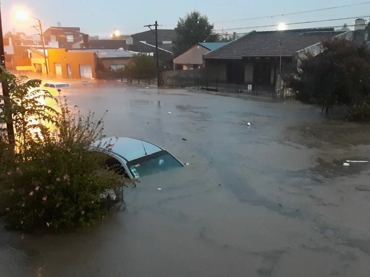 Bahía Blanca sufrió un temporal el último 7 de marzo.