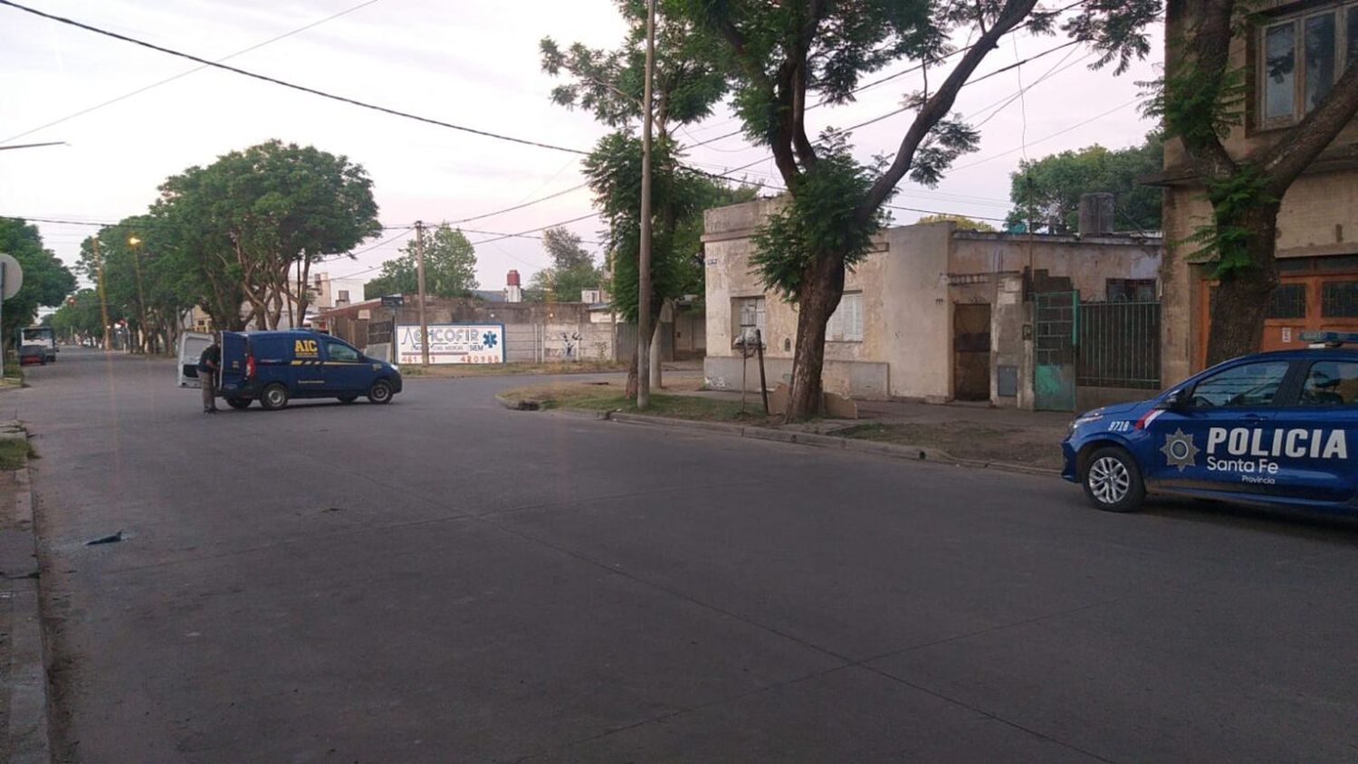 Terrible balacera frente a una vivienda en Venado Tuerto