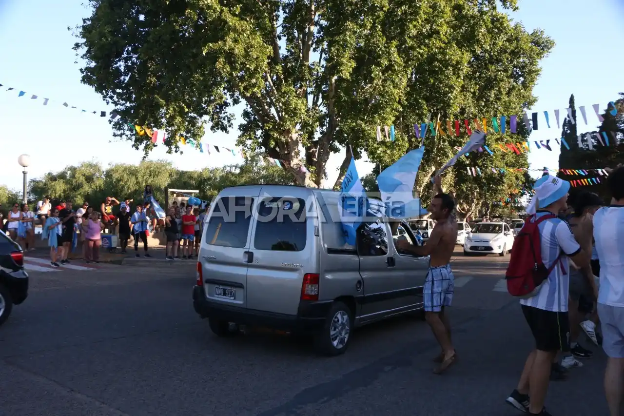 festejos costanera argentina 2 australia 1 - 7
