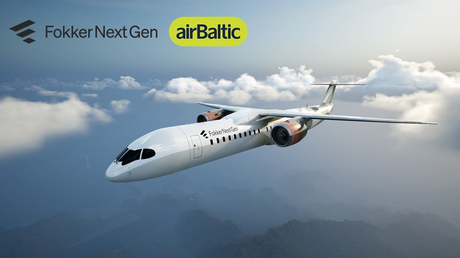 Fokker Next Gen y airBaltic firman acuerdo para impulsar la aviación sostenible con hidrógeno