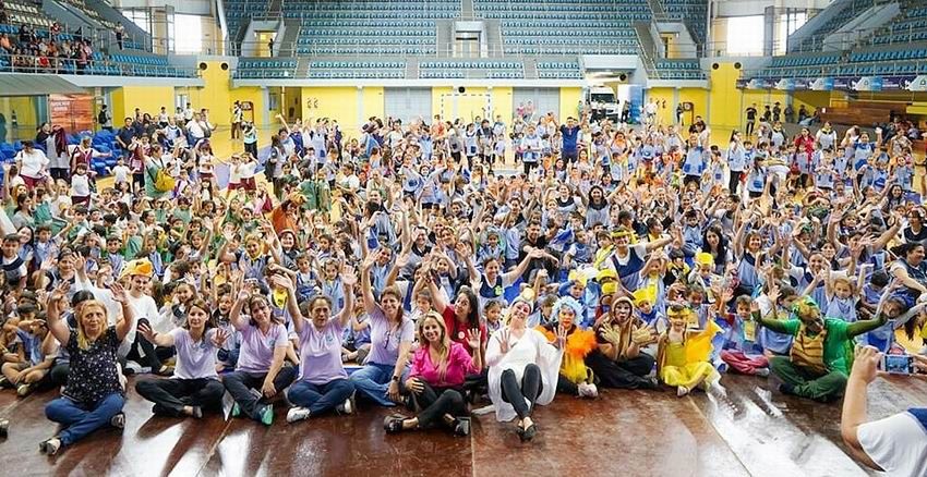 Jardineritos difrutaron de la obra Las 
maravillas del bañado, del grupo AlegrArte