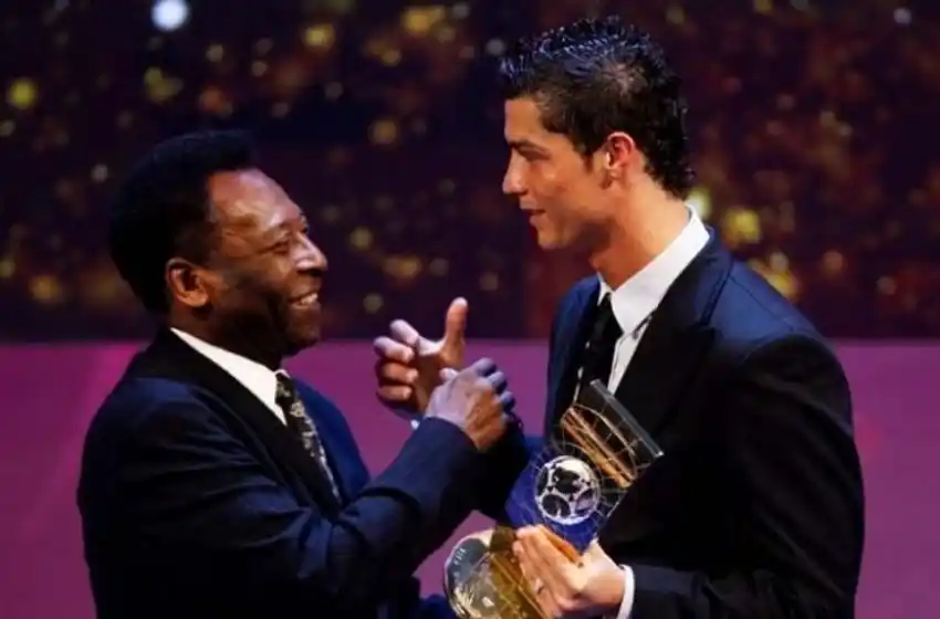 Cristiano superó a Pelé y «O Rei» lo felicitó