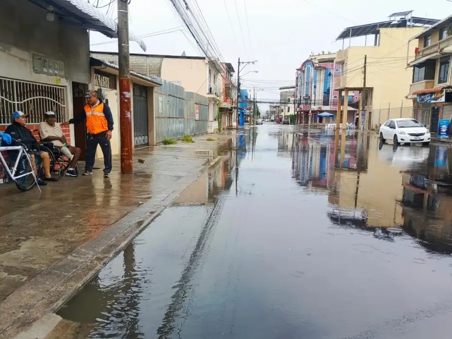 Fuertes lluvias en Ecuador.