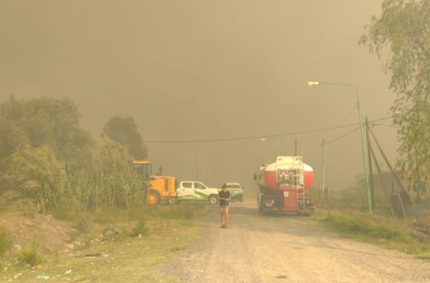 Se incendia una reserva en Punta Lara y el humo afecta a la capital bonaerense