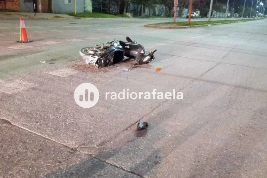 Accidente en la madrugada de este Domingo