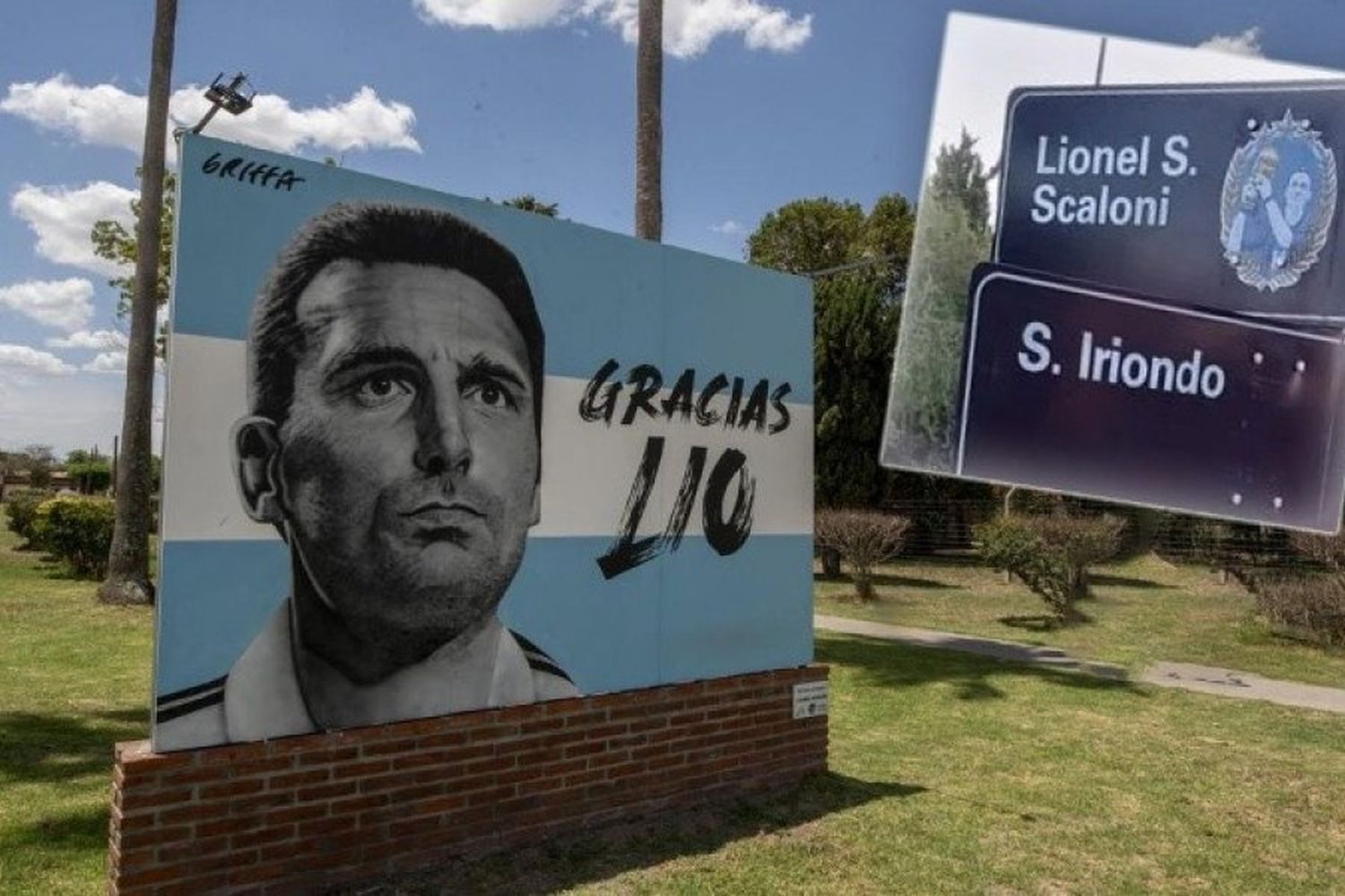 Homenaje a Lionel Scaloni en Pujato: una de las calles del pueblo ahora lleva su nombre