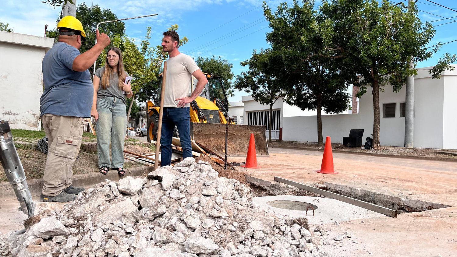 San Vicente avanza con obras de infraestructura y planificación en distintos barrios