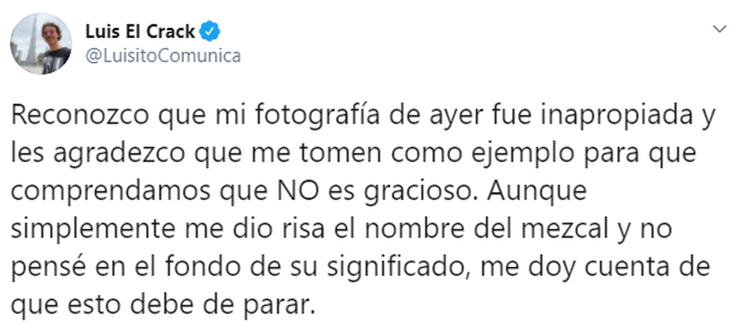 El youtuber se disculpó por lo que pudo detonar la salida de su novia del Miss México.