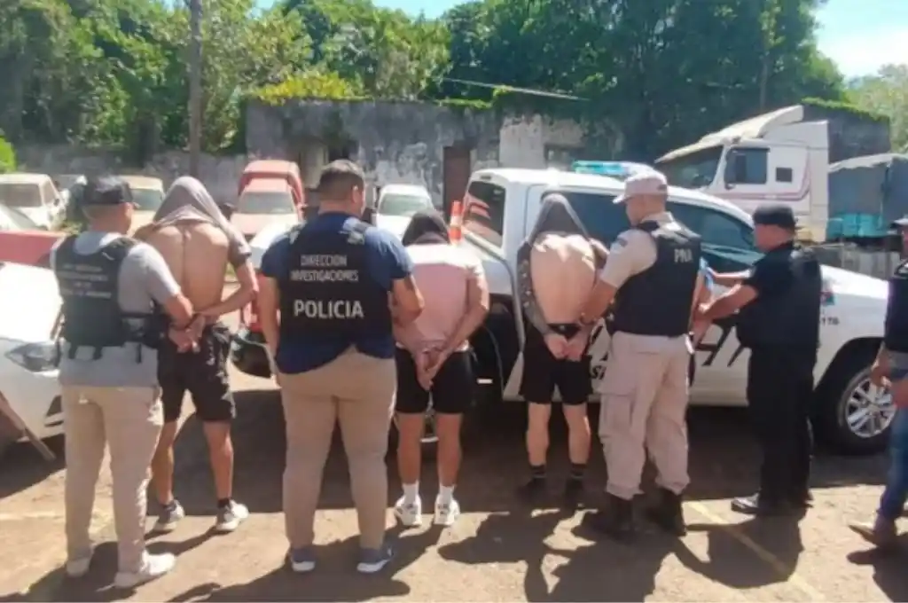 El momento de la detención