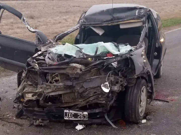 Rodado. En el que se desplazaban las dos víctimas fatales en la mañana de ayer