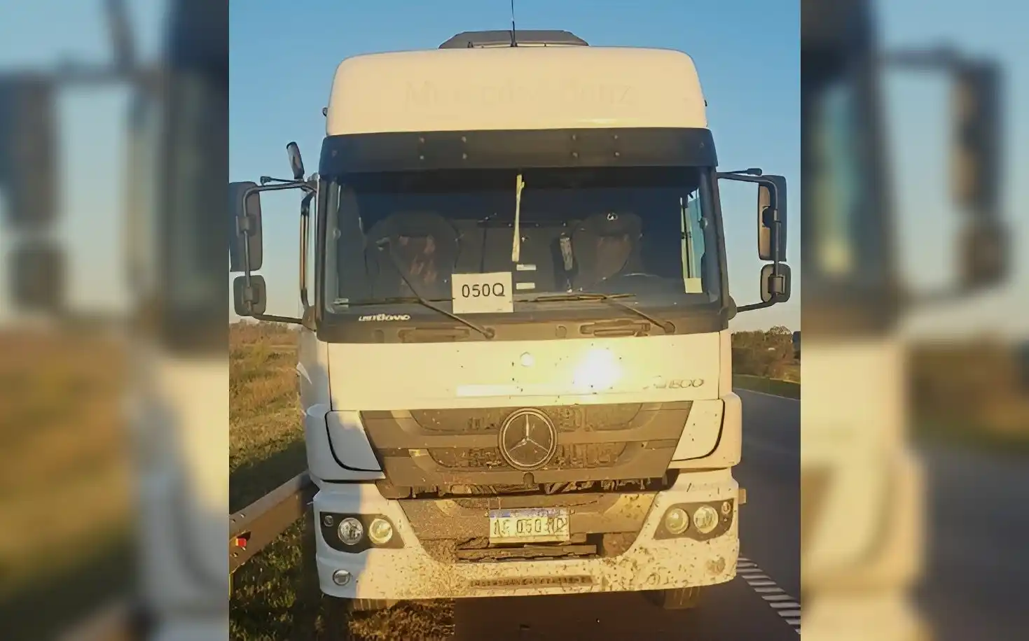 El camión fue robado en la vía publica en San Miguel, en el conurbano.