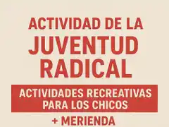 La Juventud Radical organiza una jornada recreativa en el barrio Defensa Costera