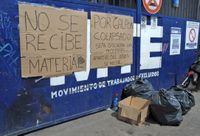 El galpón de la Cooperativa de Recuperadores colapsó y piden a la gente que no deje material