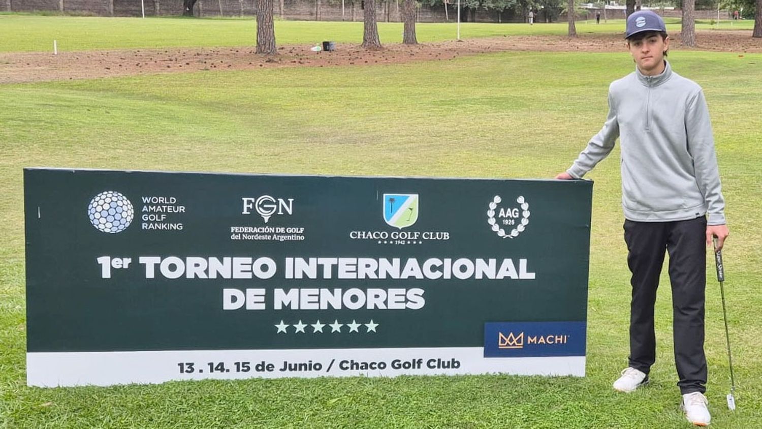Golfistas del Concordia Golf Club se destacaron en torneo internacional de menores