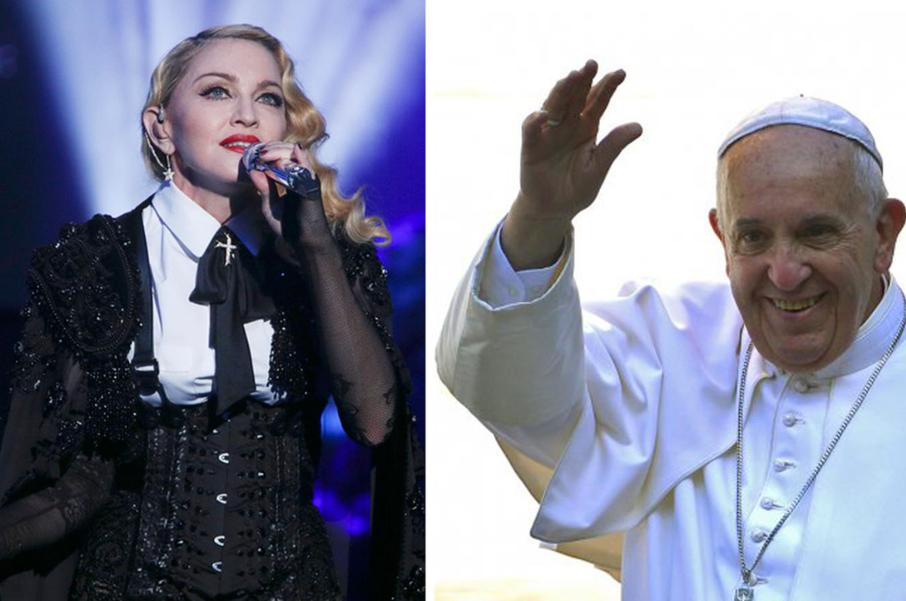 “He sido excomulgada 3 veces”: Madonna le pidió una cita al Papa Francisco por Twitter