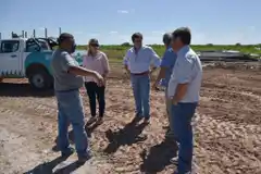 100 Viviendas: recorrieron el terreno