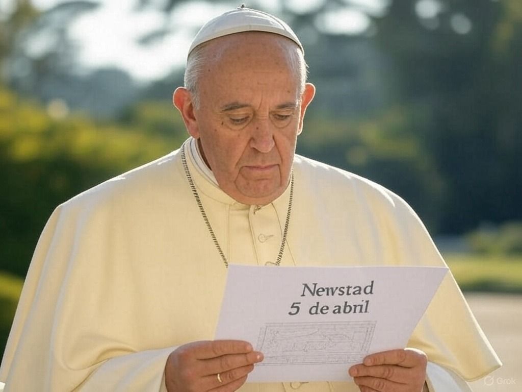 Santoral. Francisco, leyendo el Santoral del 5 de abril.