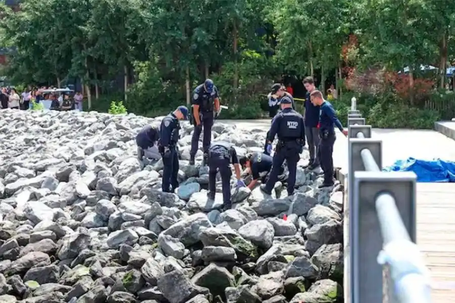 Hallaron restos humanos en un área turística de Nueva York