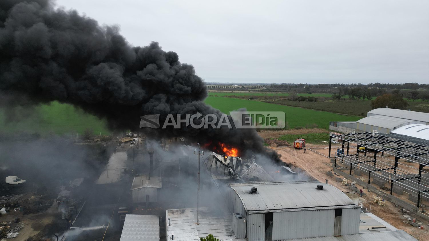 El Municipio pedirá informes para conocer los motivos del incendio en el Parque Industrial