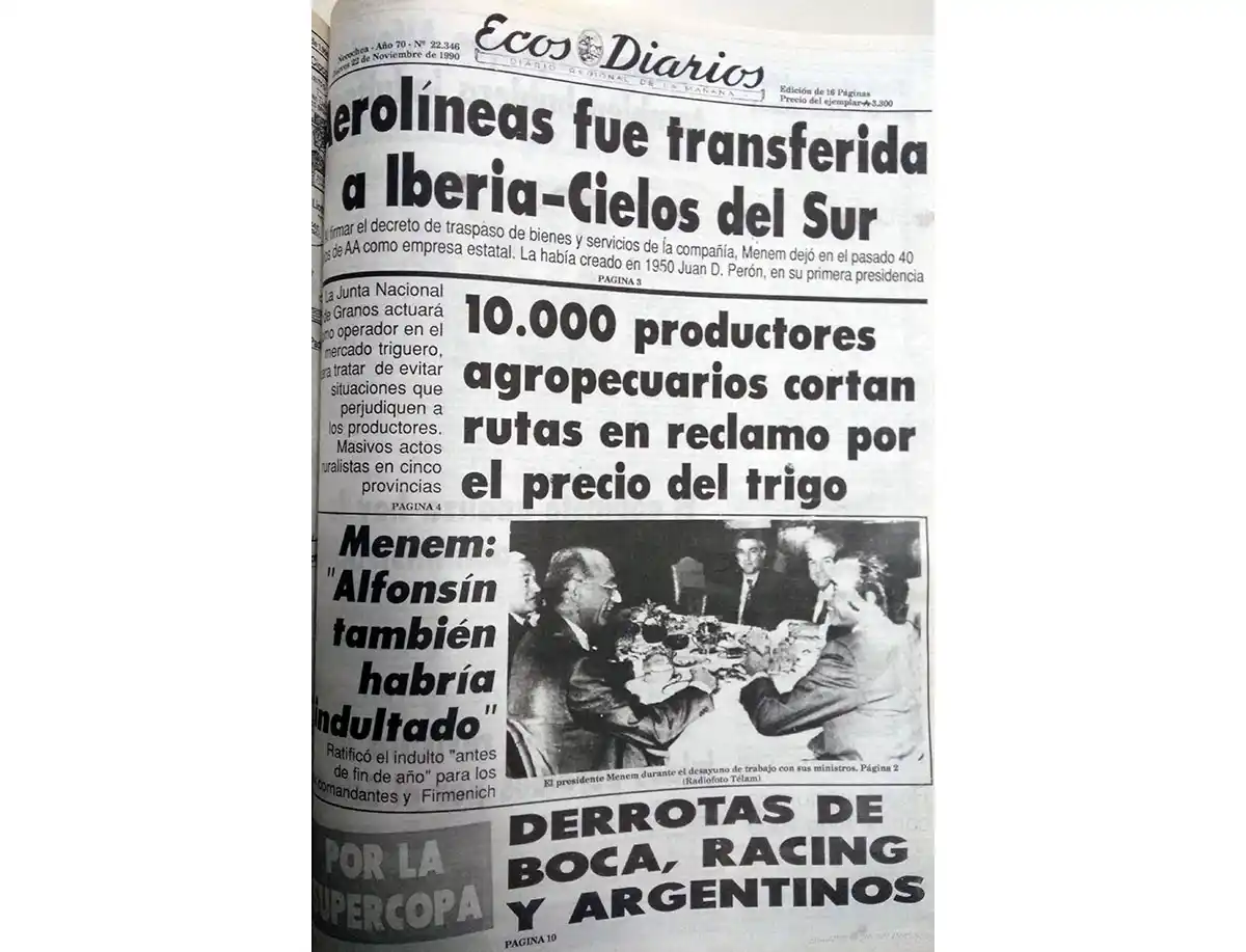 Jueves 22 de noviembre de 1990