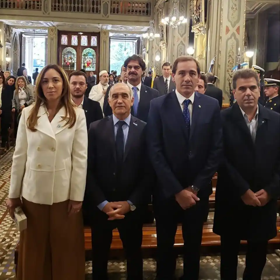 Tedeum en La Plata con Vidal y Garro en la basílica de San Ponciano