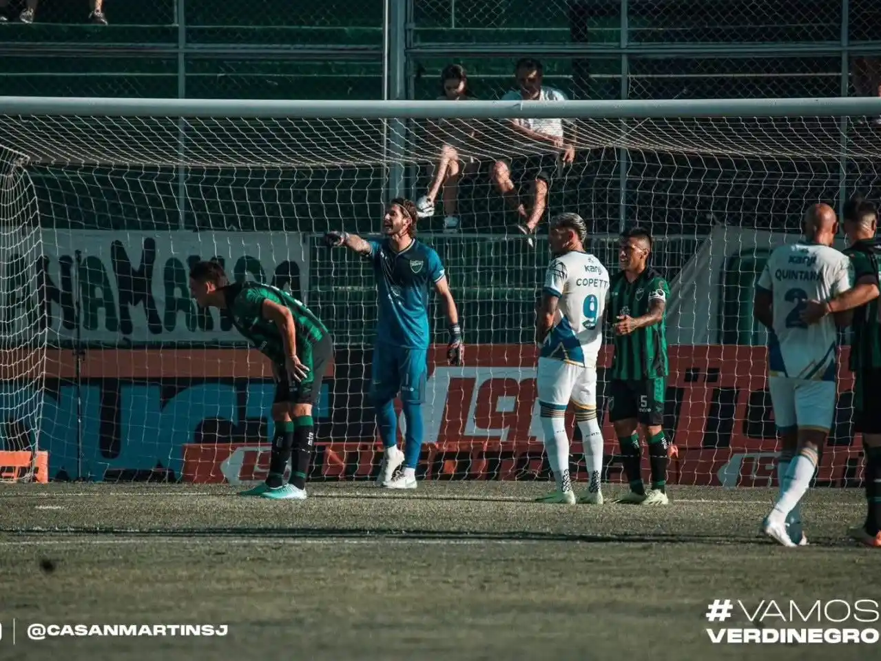 Borgogno, el "1" titular de San Martín de San Juan.