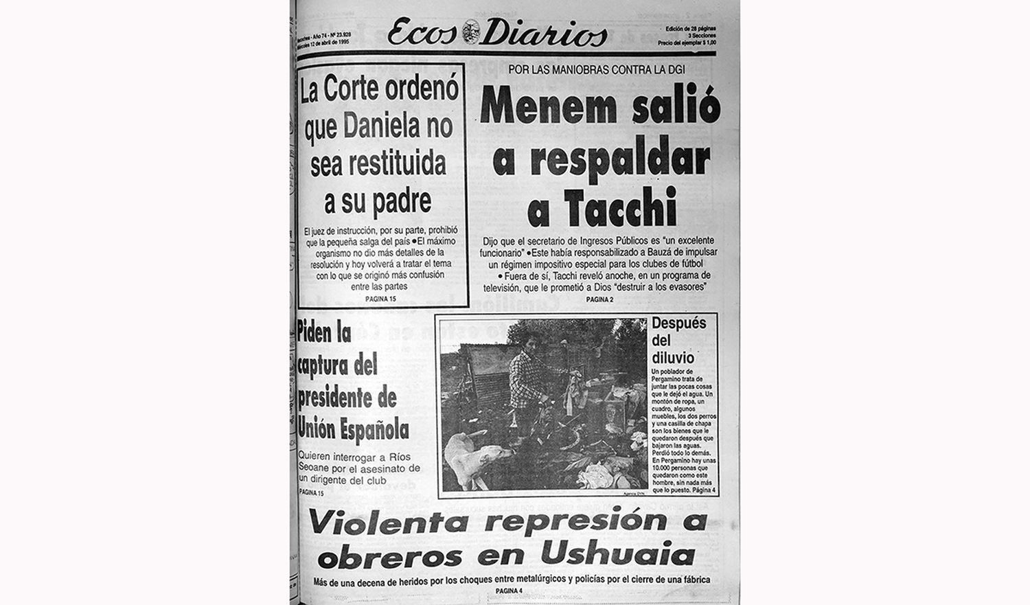 Miércoles 12 de abril de 1995