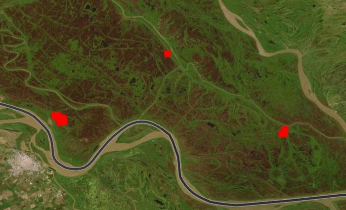Mapa de incendios en las islas