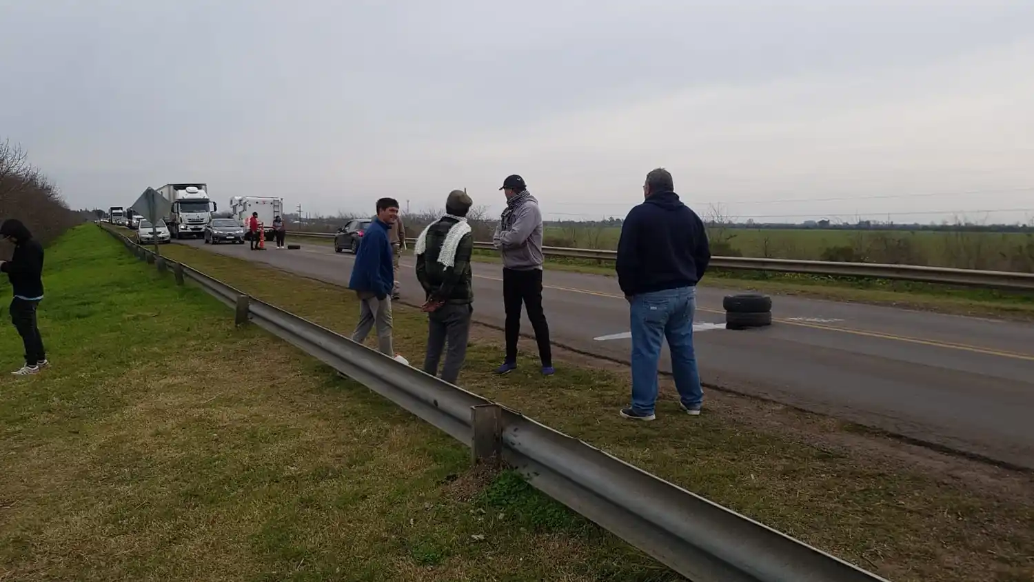 Cortaron la ruta solicitando un tomógrafo para el hospital