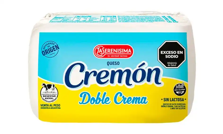 Dectaron  bacteria en el producto Queso de pasta blanda Cremón doble crema, marca La Serenísima