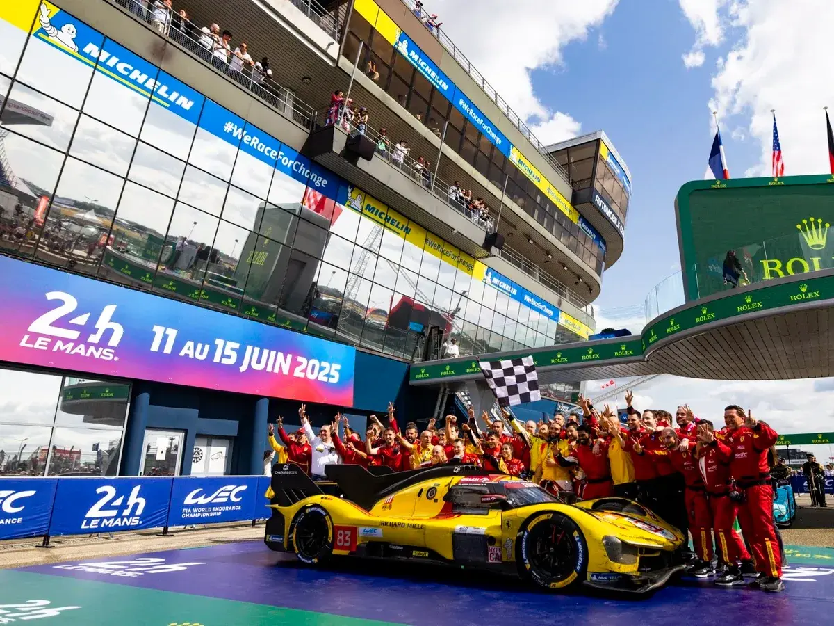 Ferrari celebra su tercer triunfo consecutivo en Le Mans