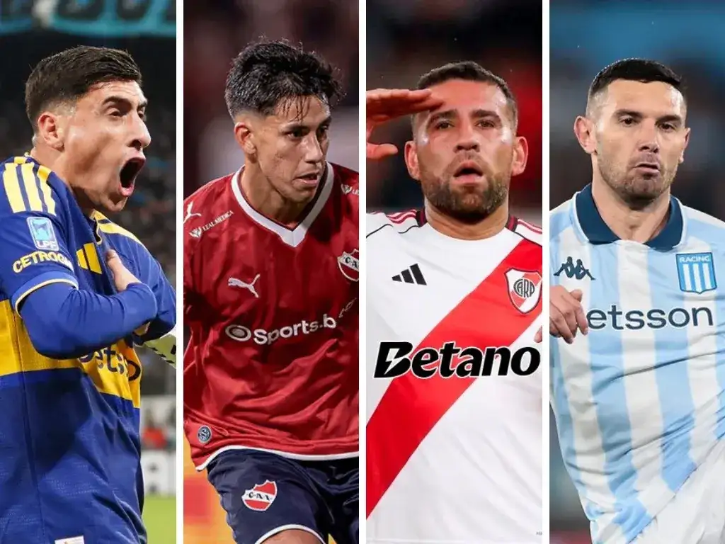 Boca visita a Independiente en Avellaneda y River recibe a un Racing en crisis