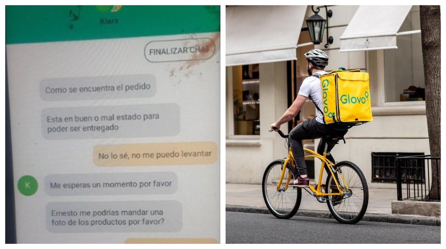 El comunicado de Glovo tras el repudio masivo por el repartidor accidentado