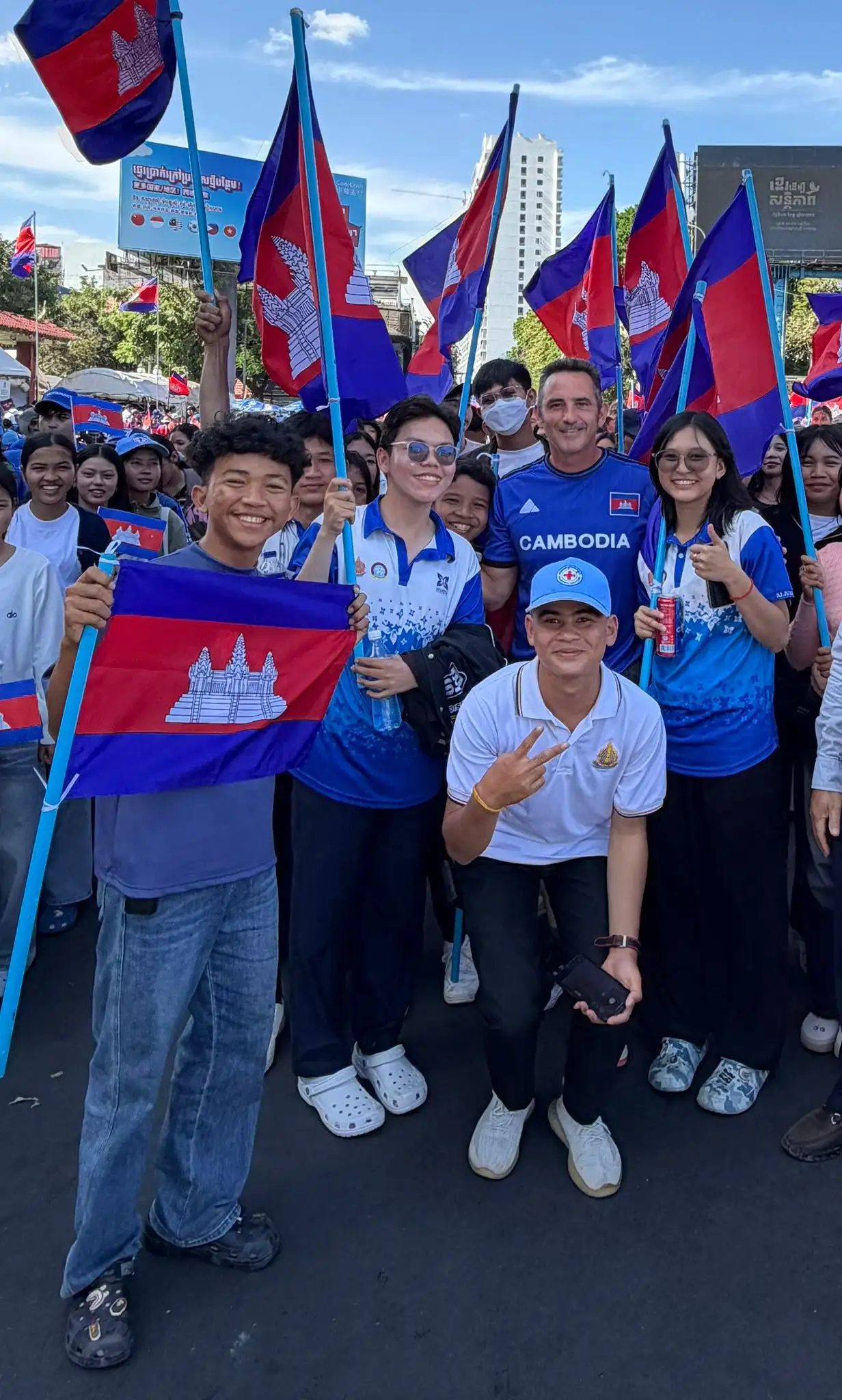 Nom Pen marcha por la paz-