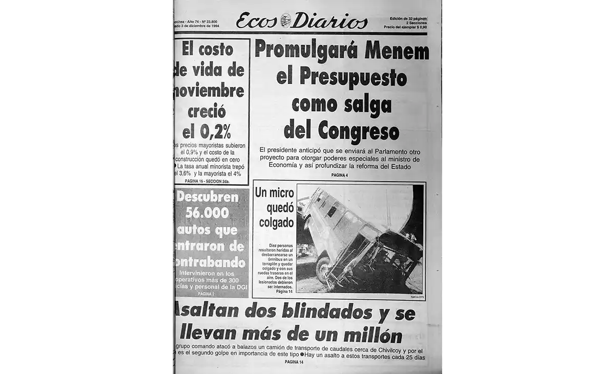 Sábado 3 de noviembre de 1994