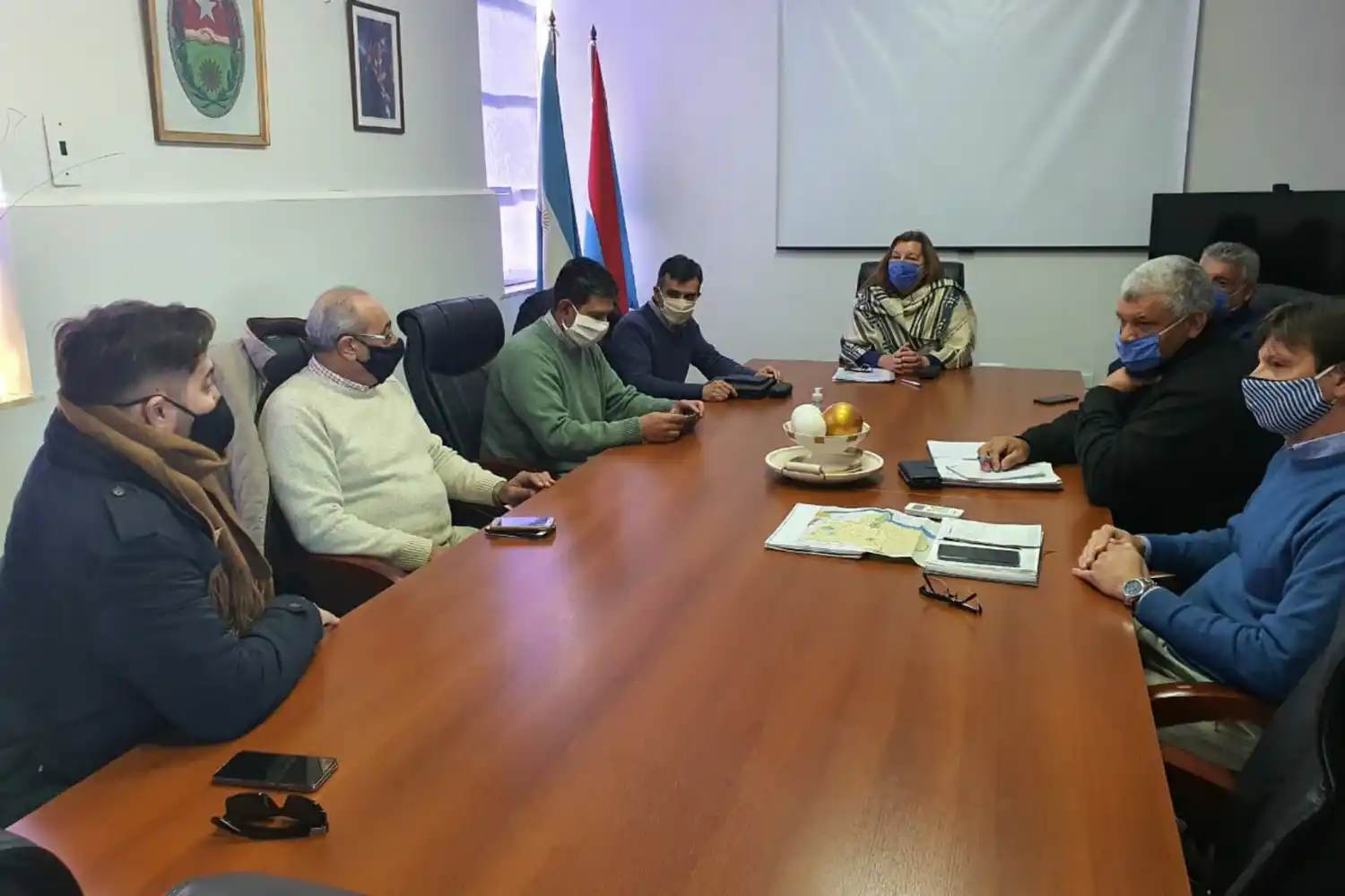 Coordinan mejoras viales para distintas zonas del departamento Gualeguaychú