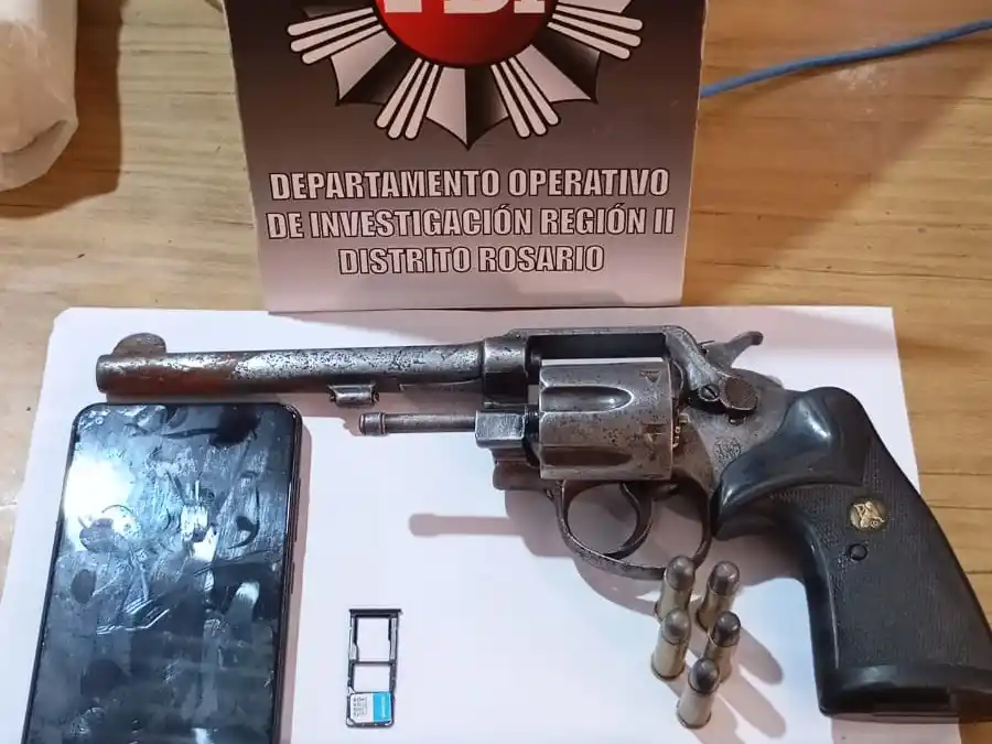 Detuvieron a un hombre con un revólver en Villa Gobernador Gálvez