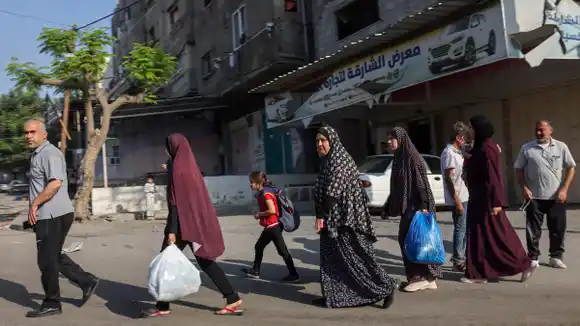 Israel ordenó la evacuación de más de un millón de civiles de Gaza