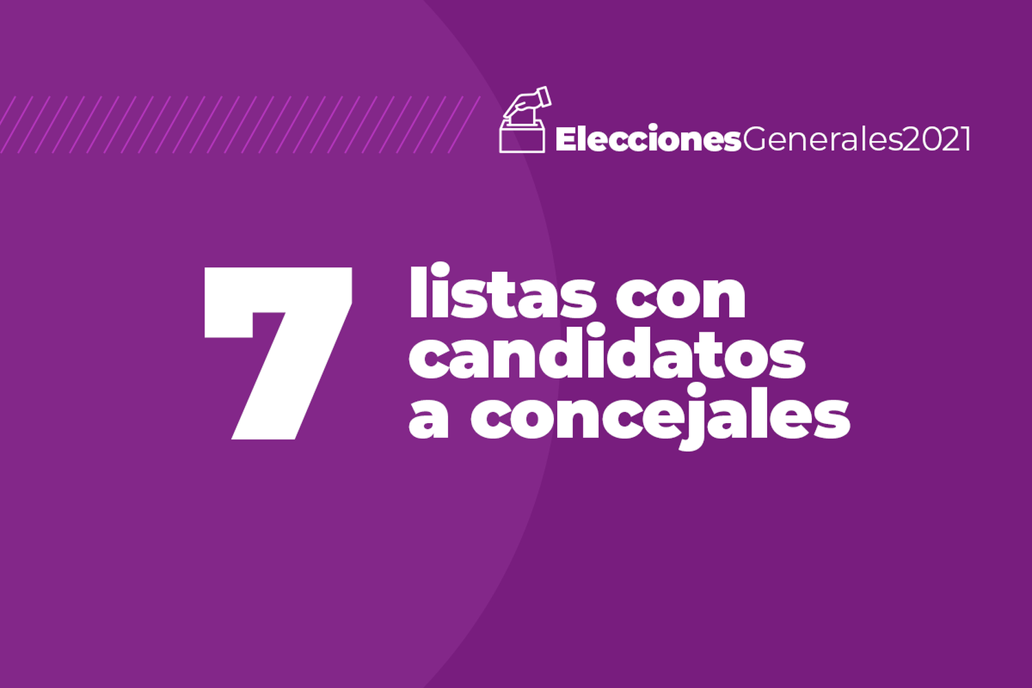 Elecciones 2021: las 7 listas para concejales y consejeros escolares