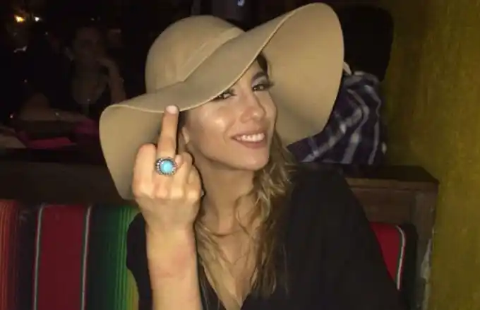 Cinthia Fernández y un polémico gestito, ¿para alguien en particular?