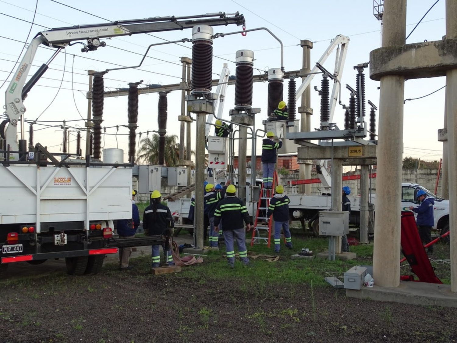 Corte programado de energía por reemplazo de transformador