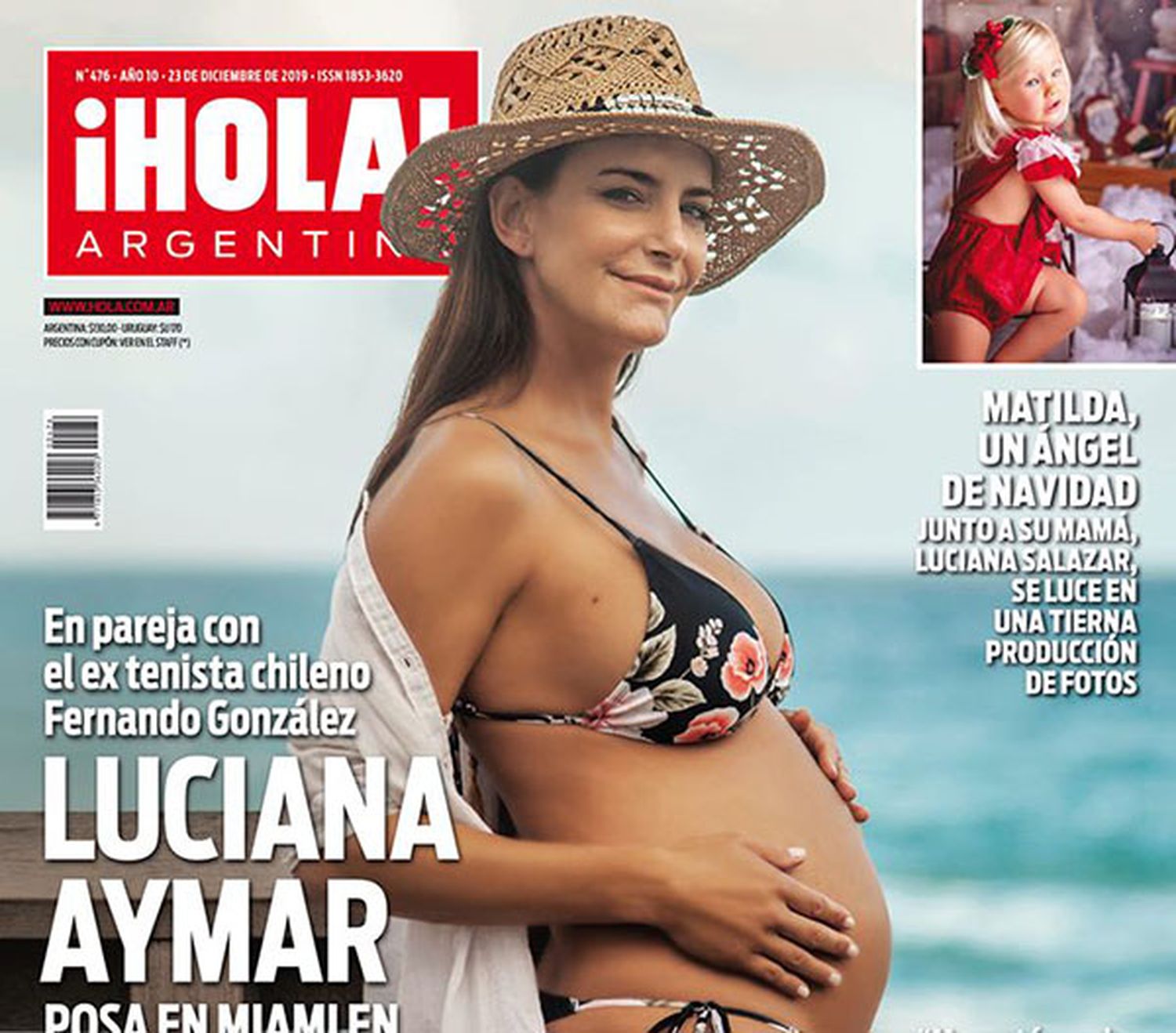 Luciana Aymar se prepara para la llegada de su primer hijo