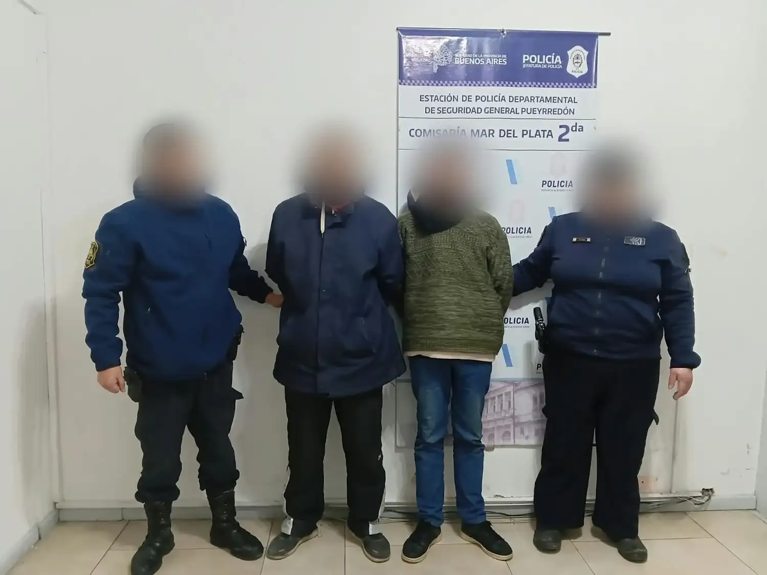 La Fiscalía Nº14 ordenó el traslado de los imputados a la Unidad Penal Nº44 de Batán.