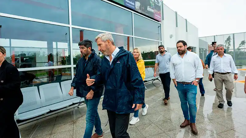Frigerio recorrió las zonas afectadas por el fuerte temporal en Villaguay
