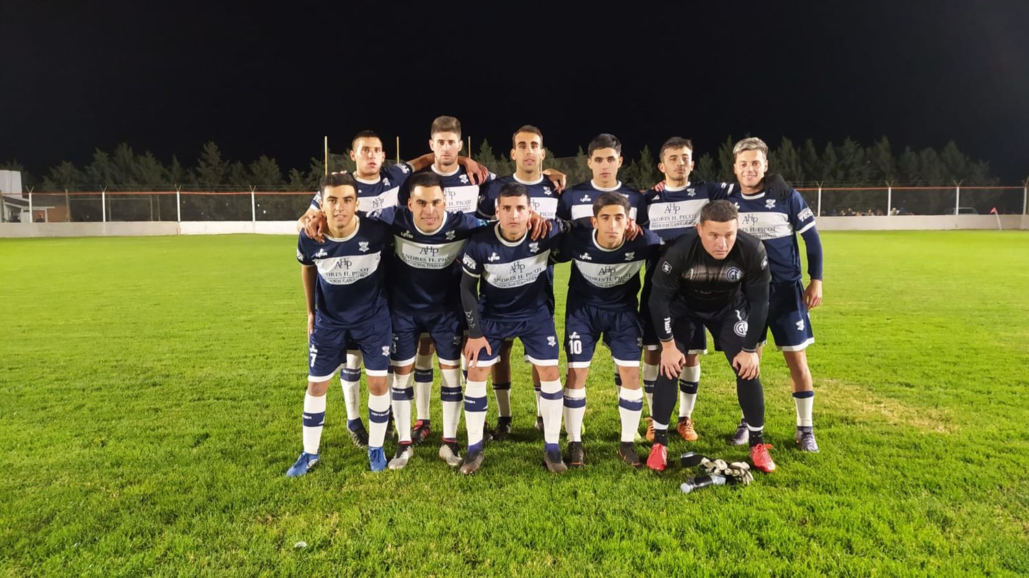 Gimnasia, anoche en San Cayetano. (Foto gentileza Federico Spinelli).