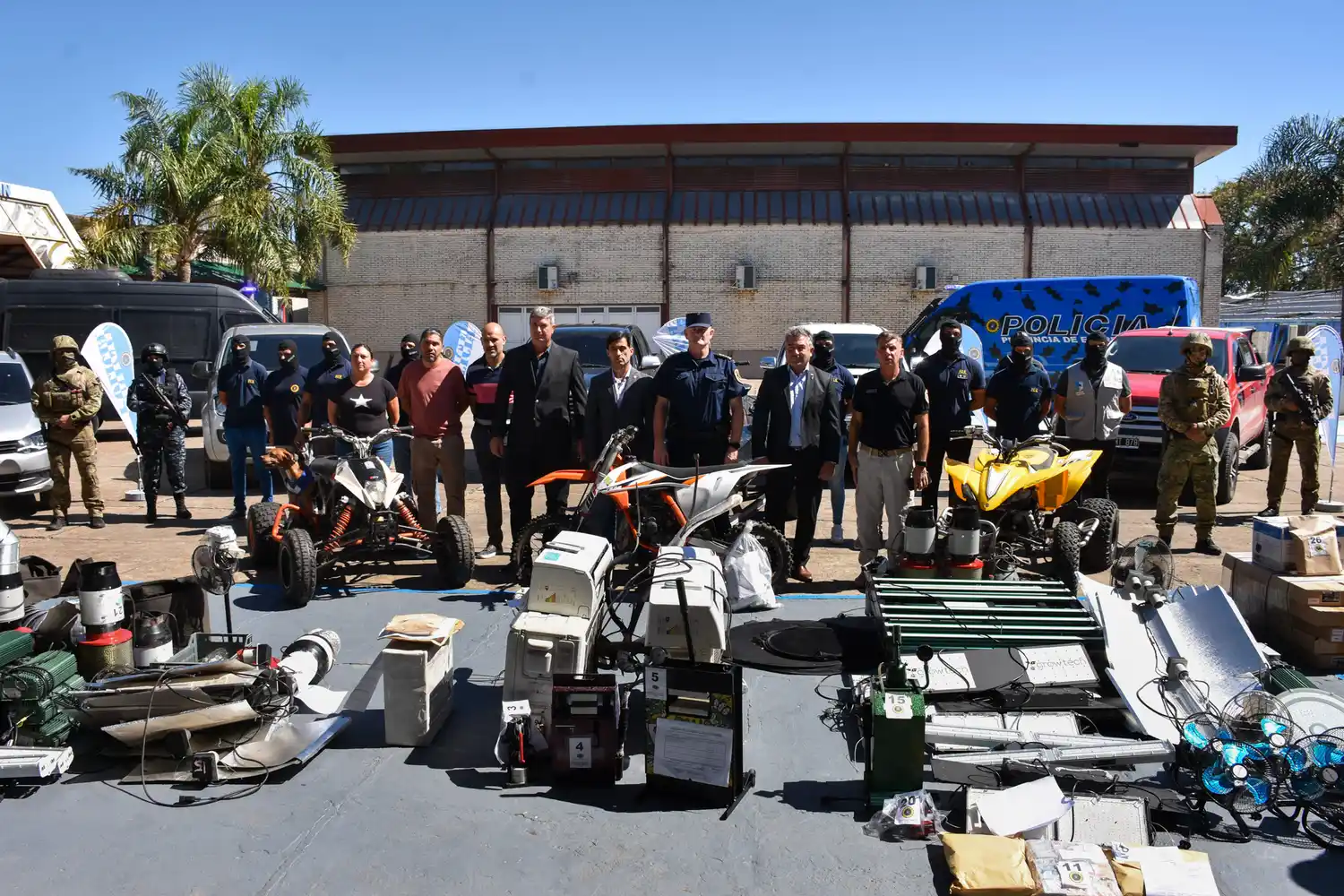 Importante operativo policial en Entre Ríos desmantela organización narco-criminal